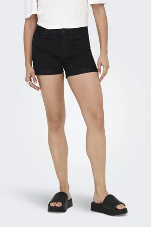 JDY Denim slim regular waist denim short