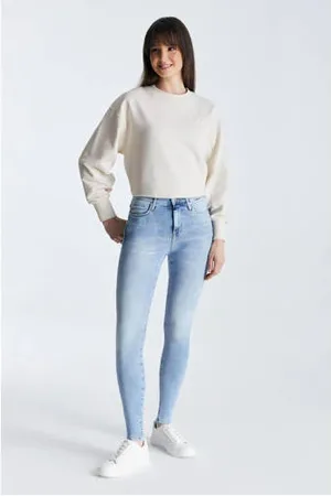 Cup of Joe denim High waist skinny jeans light blue denim