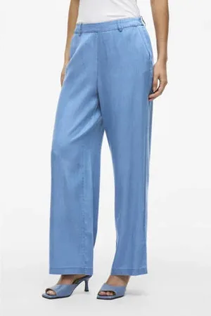 VILA Wide leg high waist casual broek