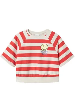 NAME IT KIDS sweater rood gebreid