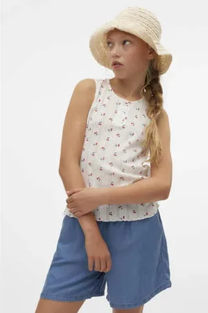 VERO MODA Mouwloze top wit
