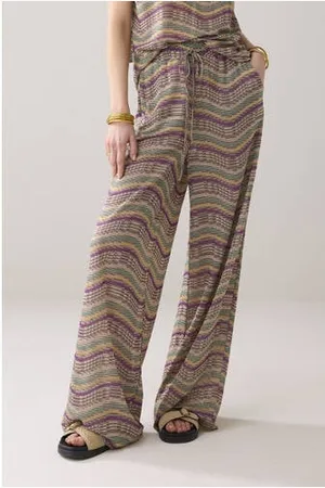 Summum Woman Wide leg regular waist casual broek