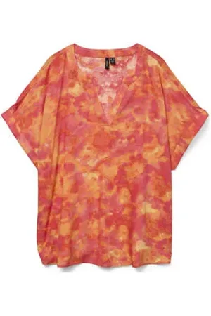 VERO MODA Blousetop oranje
