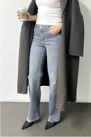 Cup of Joe denim High straight leg jeans