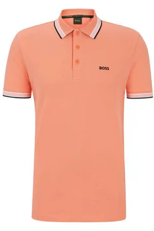 HUGO BOSS Regular fit polo Paddy met contrastbies