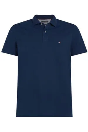 Tommy Hilfiger Regular fit polo 1985 donkerblauw