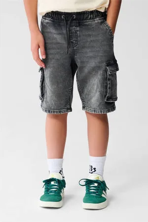 SHOEBY Denim short grey denim