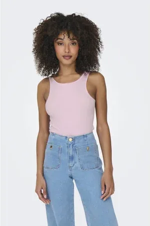 ONLY Singlet rib gebreid
