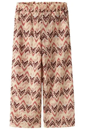 NAME IT KIDS wide leg casual broek beige