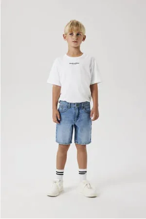 NAME IT KIDS denim regular short blauw