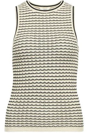 Object Mouwloze top ecru