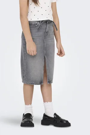 ONLY KIDS GIRL denim spijkerrok grey denim