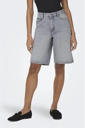 ONLY Wide leg high waist denim short