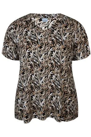 Zhenzi Blousetop zwart