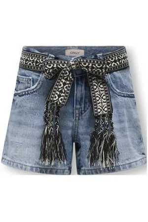 ONLY KIDS GIRL denim straight short medium blue denim