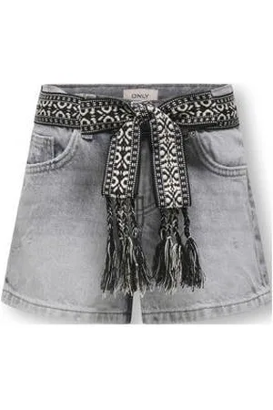 ONLY KIDS GIRL denim straight short grey denim