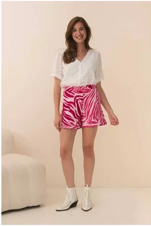lofty manner Straight high waist casual short