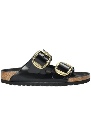 Birkenstock Arizona Big Buckle lakleren slippers