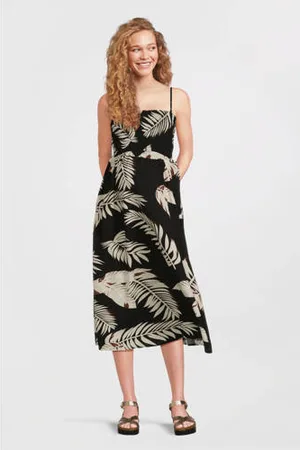 VERO MODA Zwangerschaps maxi jurk zwart