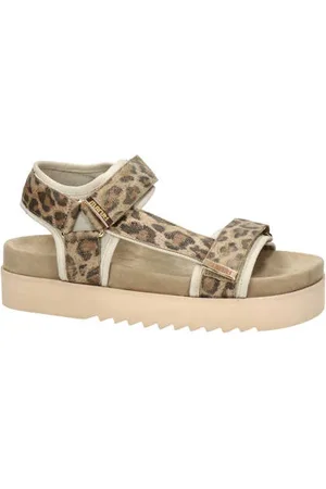 Maruti Beau sandalen met panterprint