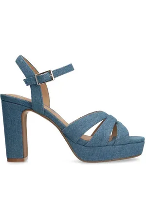 Manfield Sandalettes denim