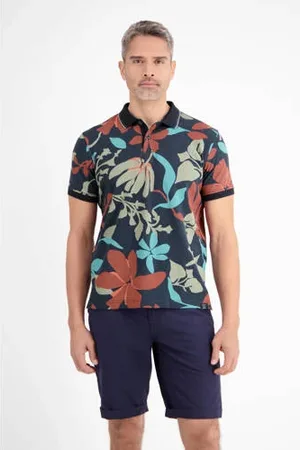 Lerros Regular polo blauw