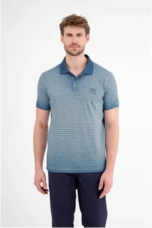 Lerros Regular polo blauw