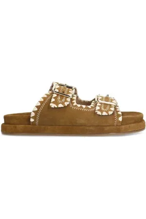 Manfield Suède slippers