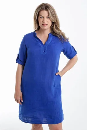 Paprika Midi jurk blauw