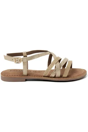 Lazamani Leren sandalen