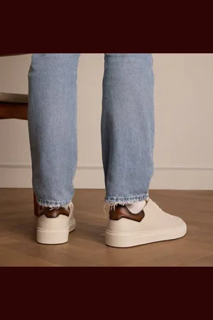 Manfield Leren sneakers