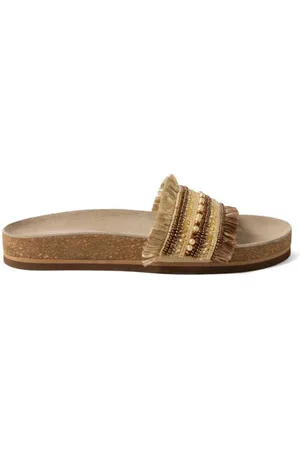 Lazamani Raffia slippers