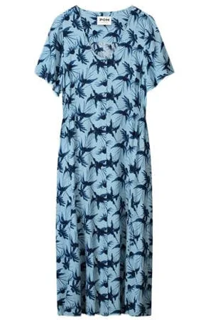 POM Amsterdam Zomerjurk blauw