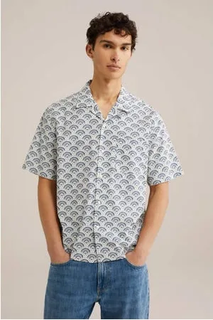 WE Fashion Casual overhemd blauw