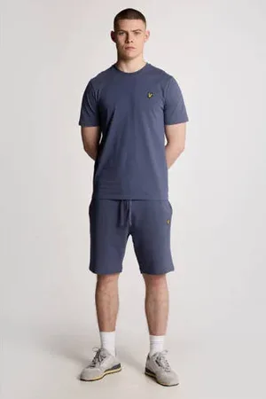 Lyle & Scott Regular sweatshort blauw