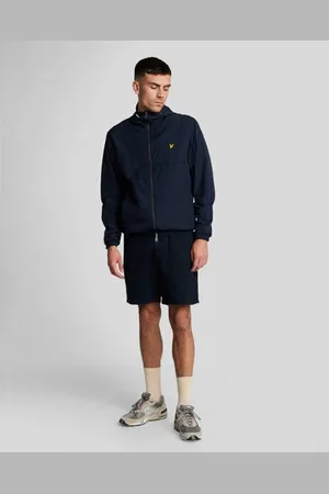Lyle & Scott Linnen regular casual short donkerblauw