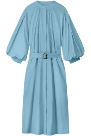 POM Amsterdam Blousejurk blauw