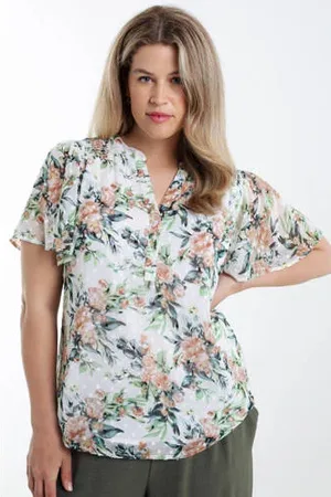 Paprika Blousetop lichtgroen