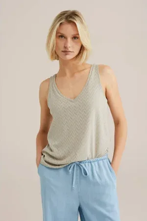 WE Fashion Top fijn gebreid