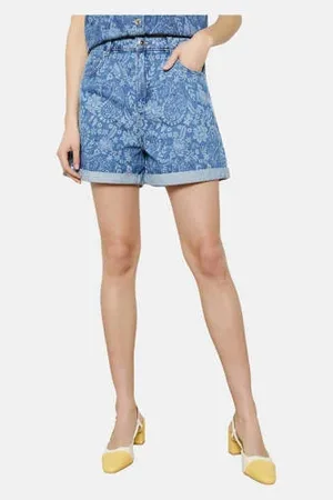 LolaLiza Romy Monteiro x x Wehkamp denim straight high waist denim short