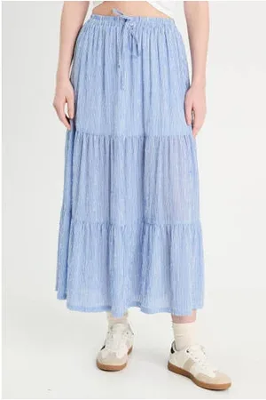Cache Cache Midi rok blauw