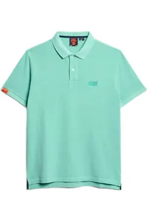 Superdry Regular polo mintgroen