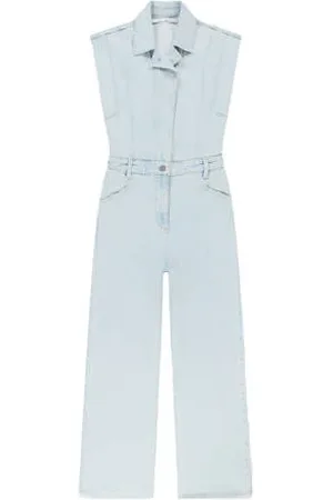 Homage to Denim Denim wide leg jumpsuit