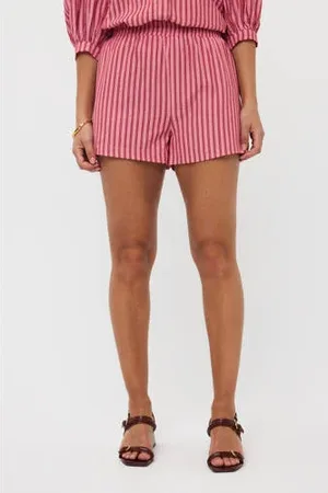 Ydence Wide leg regular waist casual short roze