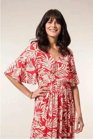 Miss Etam Maxi jurk rood