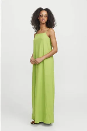 JJXX Maxi jurk limegroen