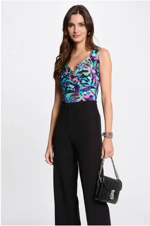 Morgan Top blauw