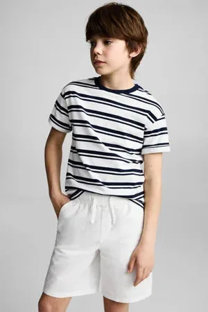 MANGO Linnen casual short