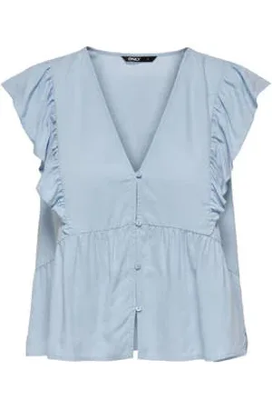 ONLY Blousetop lichtblauw