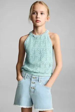 MANGO Denim short